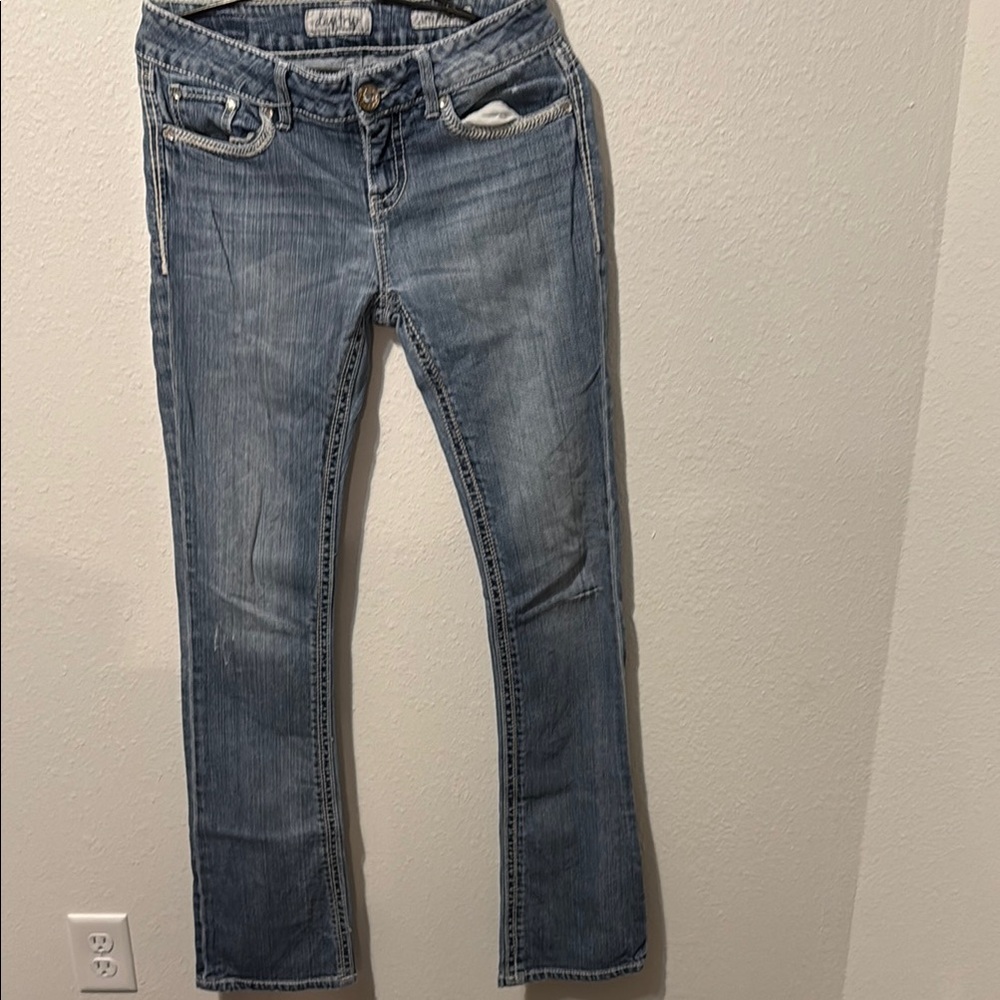 Daytrip Women's Boot Cut Blue Jeans